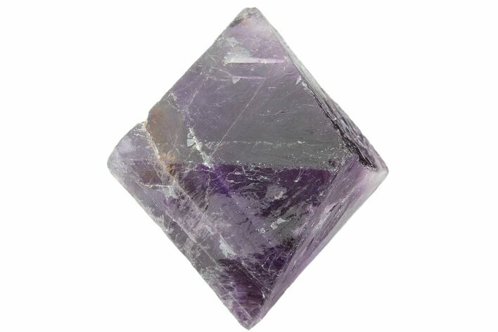 Purple Banded Fluorite Octahedron - China #164584